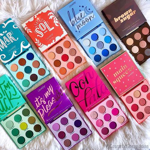 colourpop卡拉泡泡colorpop九色哑光石英眼影盘蛇纹椰子烟熏美版 - 图2