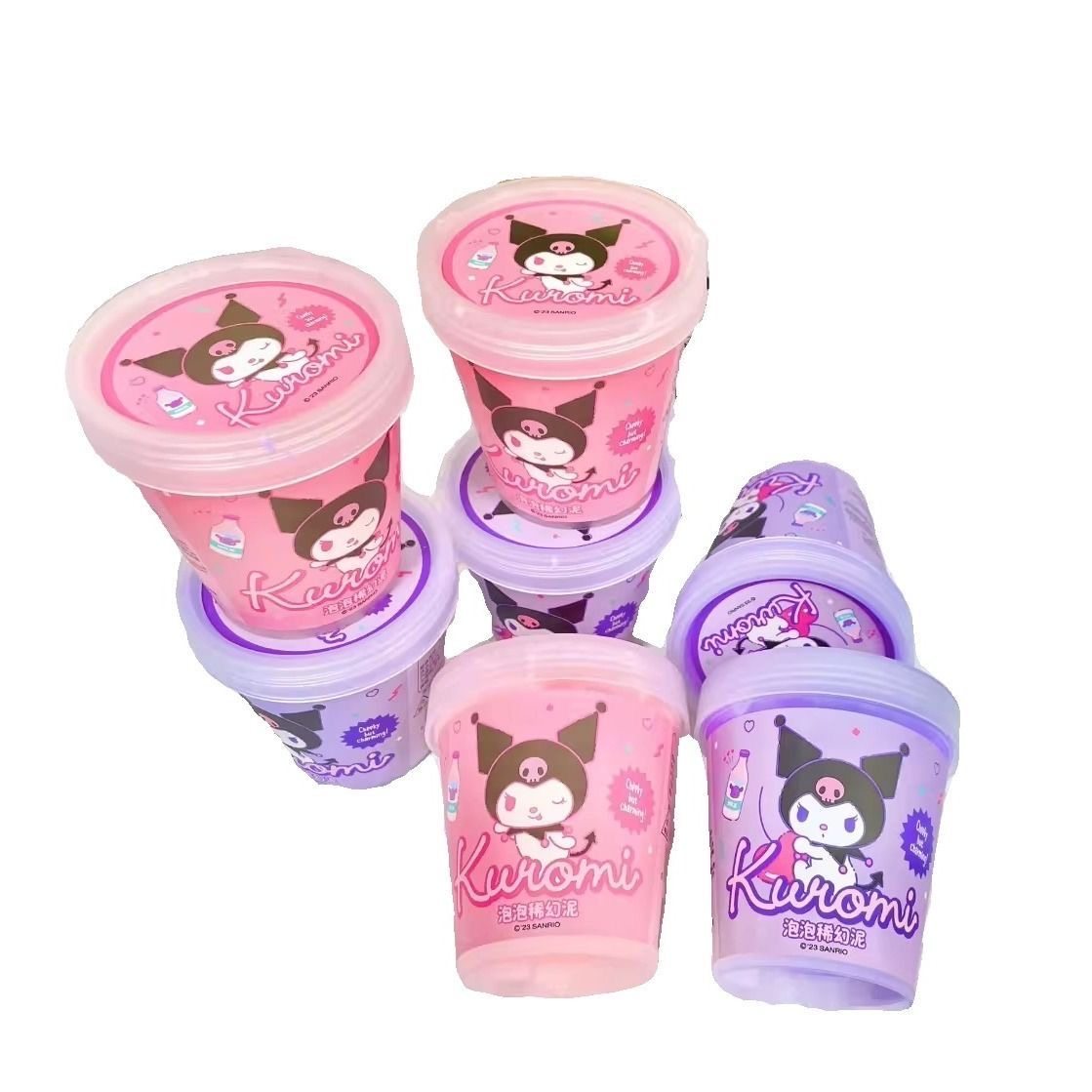 三丽鸥正版安全网红起泡胶儿童玩具库洛米史莱姆橡皮水晶彩泥成型假水套装仙气不粘手抱抱奶水晶泥,淘宝优惠券,粉丝福利购,淘宝优惠卷