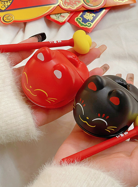 可爱迷你小木鱼敲打解压神器