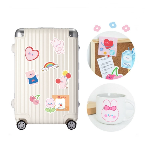 Мультяшная наклейка, креативная сумка, милый чемодан, украшение для ногтей, наклейки
