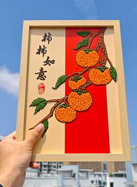 非遗手工五谷杂粮DIY粘贴画｜
