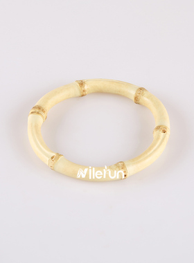 竹节竹根手镯 民族冷淡风竹子手环手镯 竹鞭手镯