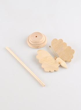 复古怀旧竹木制品平衡蝴蝶饰品