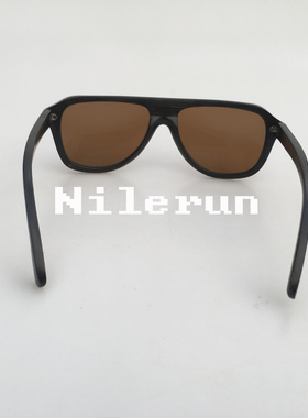 墨镜飞行员式黑色偏光太阳镜