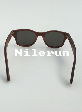 墨镜黑檀木偏光太阳镜