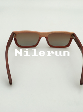 墨镜时尚风实木全框太阳镜