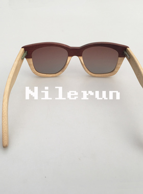 墨镜时尚风蝶形竹子茶色太阳眼镜