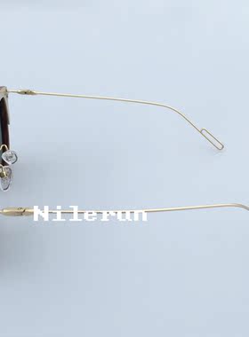 墨镜欧美圆形大框金色偏光太阳镜