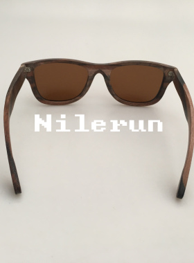 黑檀木框太阳镜