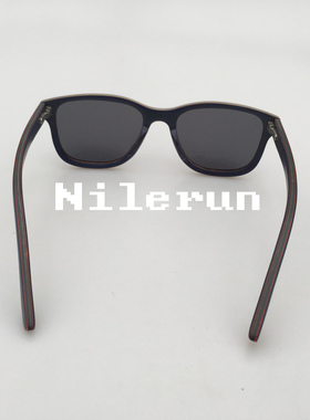 墨镜超薄蓝色大框偏光太阳镜