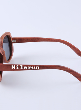 墨镜实木蝶形偏光女士太阳眼镜