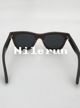 墨镜黑檀木偏光太阳眼镜