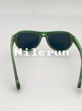 墨镜彩膜偏光绿色太阳镜