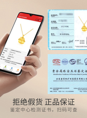 WinyS925银福袋项链送女友
