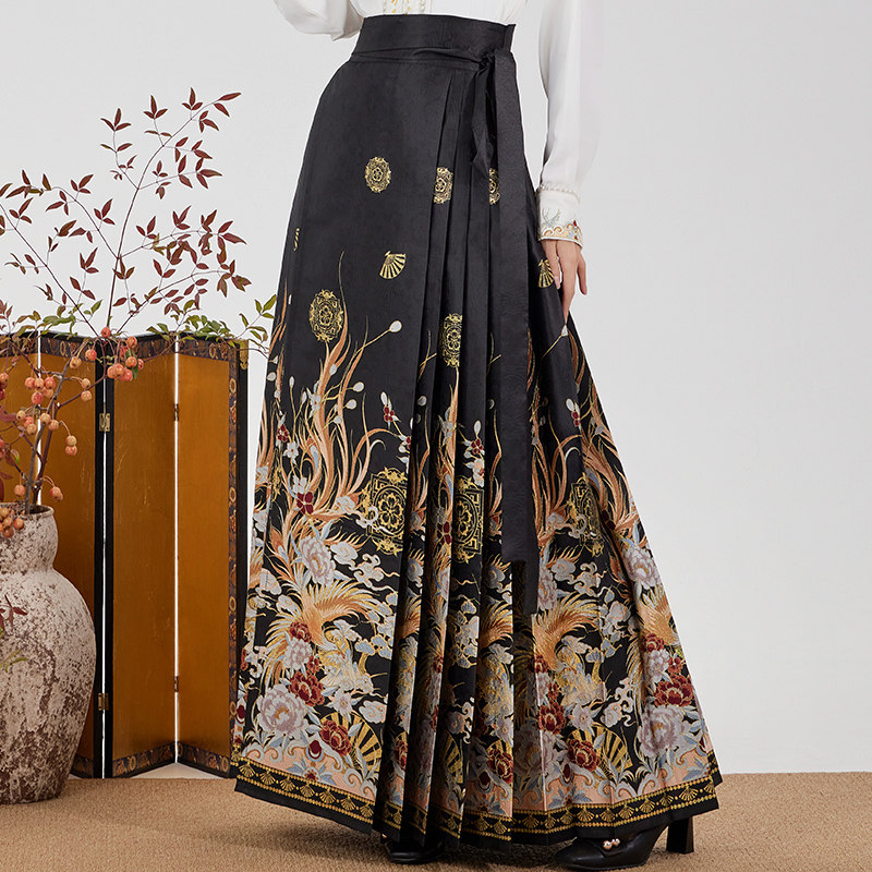 芊古棠原创【凤舞九天】织金妆花马面裙敬酒服明制汉服日常新中式,淘宝优惠券,粉丝福利购,淘宝优惠卷