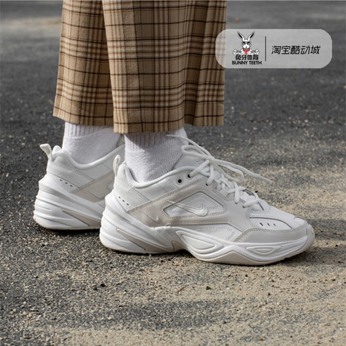 Nike M2K Tekno 白橙白粉红黑走秀款 老爹鞋 耐克m2k AO3108-101 - 图1