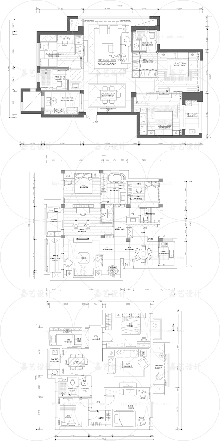 绘制商铺尺寸图 平面图代画店铺办理卫生许可证平面布局CAD图纸画 - 图1