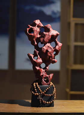 御景树脂摆件新中式客厅太湖石