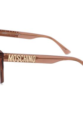 海外代购moschino/莫斯奇诺女士太阳眼镜防紫外线遮阳猫眼框大框