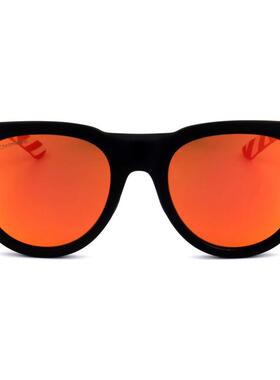 代购Smith男女太阳镜防紫外线多层镀膜非偏光清晰视野圆形黑色