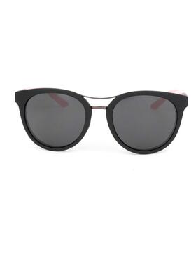 代购Smith女士太阳镜防紫外线灰色镜片非偏光遮光圆形黑色粉色