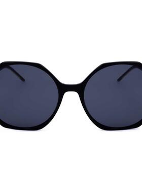 代购Hugo Boss女士太阳镜防紫外线遮光清晰视野日常佩戴圆形黑色