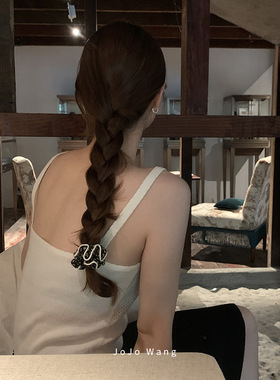 实用小碎花~气质肠圈超稳发圈女