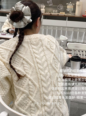 pongpong面包服发圈~缎面发圈女