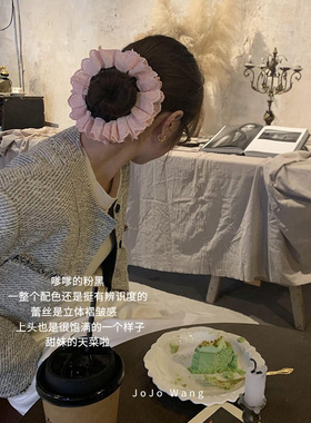JOJOWANG五分甜花边蕾丝发圈