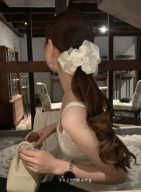 法式缎面~气质发圈女肠圈头绳