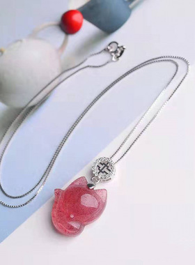 杭州灵隐天然草莓晶小狐