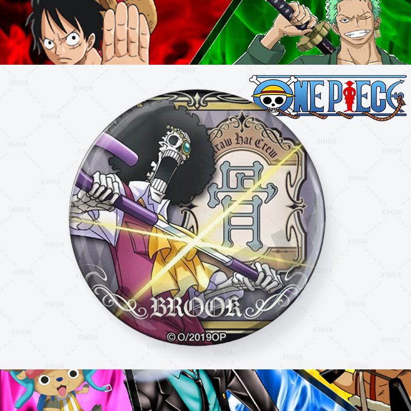 海贼王吧唧挂件徽章胸章路飞索隆罗山治萨博娜美超新星 - 图3
