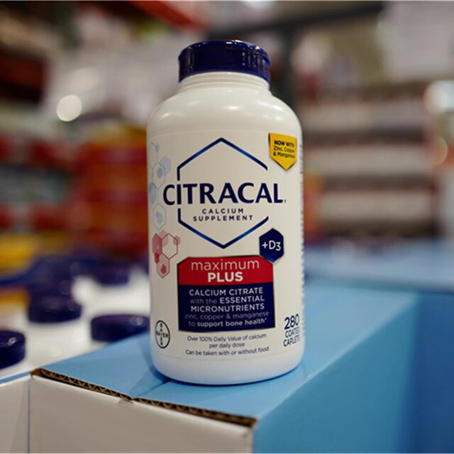 Bayer Calcium Citrate D3 Calcium Tablets 280 ເມັດ