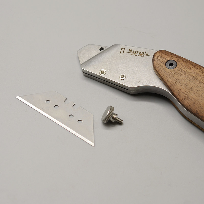 Nattools重型美工刀地毯刀零晃动裁纸刀梯形刀DIY皮具手工刀,淘宝优惠券,粉丝福利购,淘宝优惠卷
