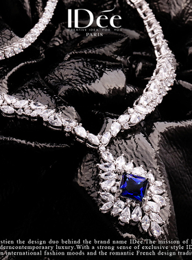 轻奢时尚艺术项链饰品