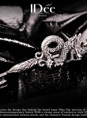 轻奢小众项链法国IDee龙匙项链