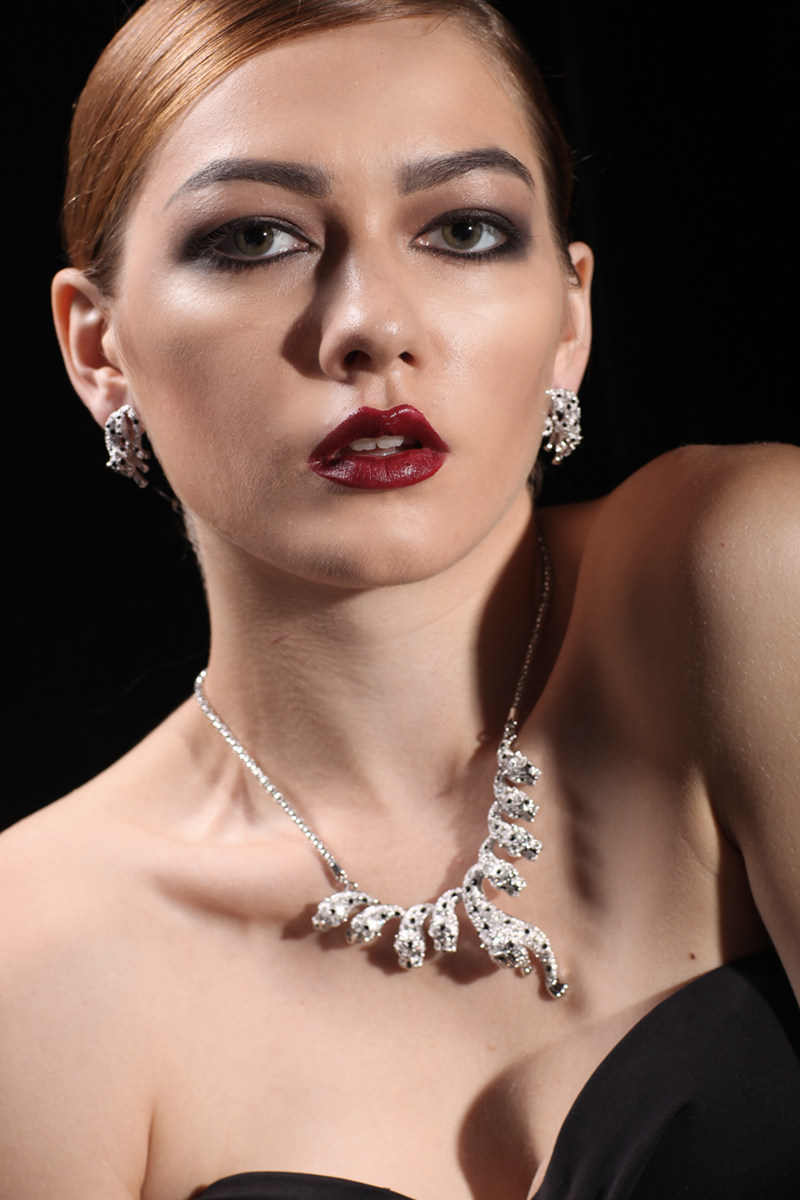 法国idee豹子女轻奢小众设计感颈链 idee组合套装