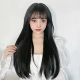 Ai fei [Светлая и светлая любовь] Три -куча парики женские длинные волосы, прямые волосы пушистые безволосые волосы, без следов, посылающая волосы