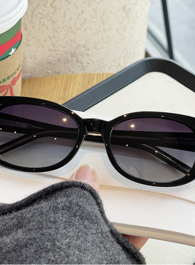 铭阳TR90板材脚偏光猫形墨镜女