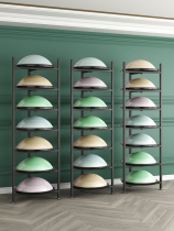 Multilayer wave speed ball containing bracket yoga ball semi-circle ball shelf doughnut balance ball finishing the big ball shelf