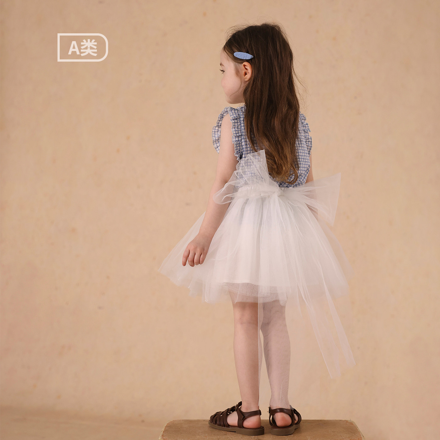 允儿妈女童夏季韩系蝴蝶结纱纱短裙宝宝洋气生日裙半裙儿童裙子潮,淘宝优惠券,粉丝福利购,淘宝优惠卷