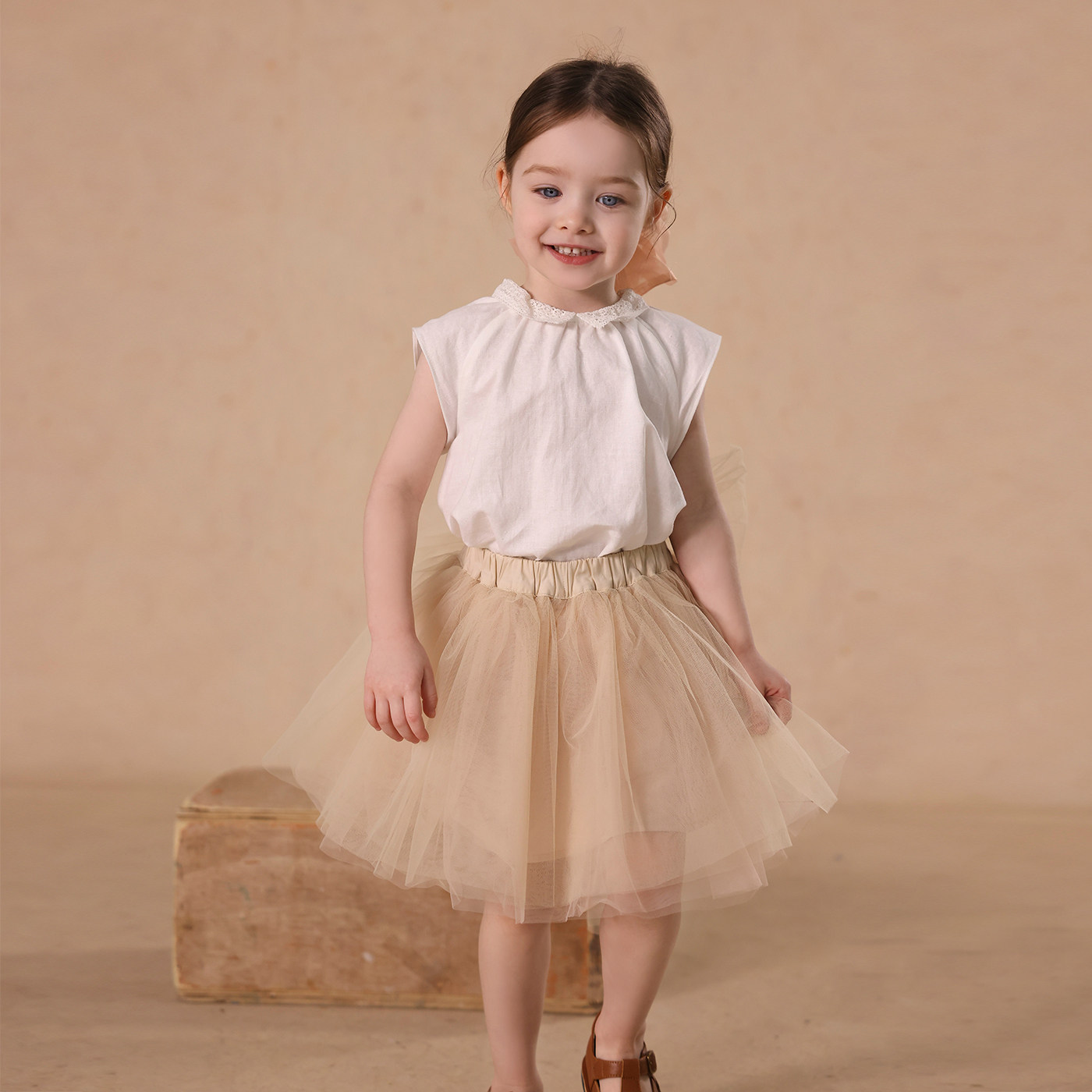 允儿妈女童夏季韩系蝴蝶结纱纱短裙宝宝洋气生日裙半裙儿童裙子潮,淘宝优惠券,粉丝福利购,淘宝优惠卷