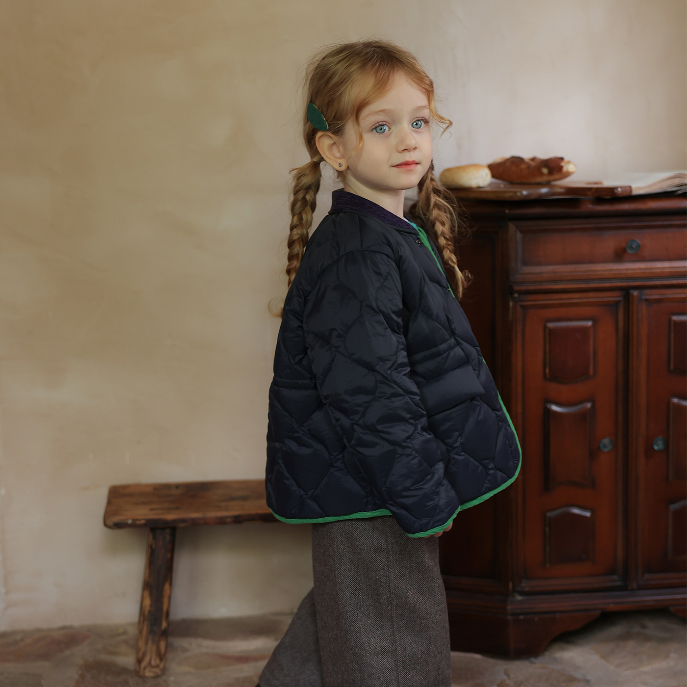 幼儿园宝宝冬季杜邦三防90白鸭绒羽绒服允儿妈女童洋气羽绒外套潮 - 图2