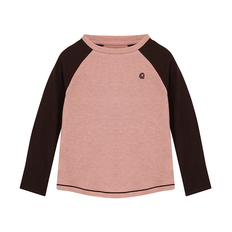 允儿妈女童【天丝羊毛】冬季百搭插肩袖打底衫 儿童T恤宝宝上衣潮,淘宝优惠券,粉丝福利购,淘宝优惠卷