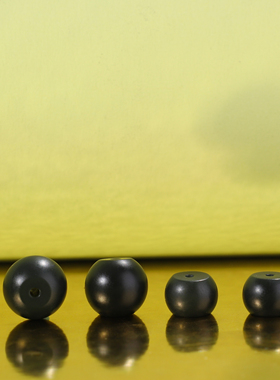 正品新疆和田玉塔青散珠平面切珠