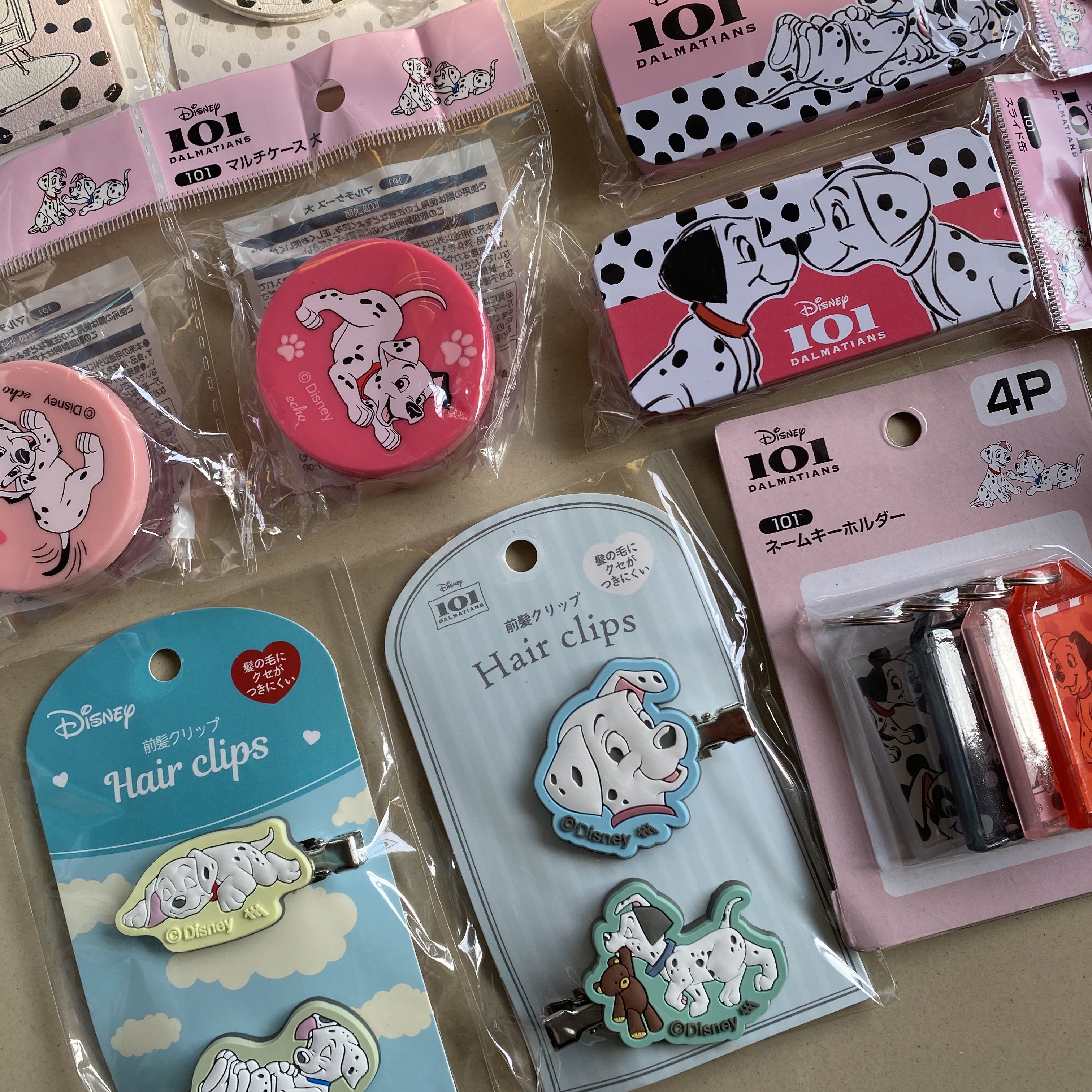 208现货日本101忠狗斑点狗限定贴纸小铁盒树脂杯垫无痕夹收纳盒,淘宝优惠券,粉丝福利购,淘宝优惠卷