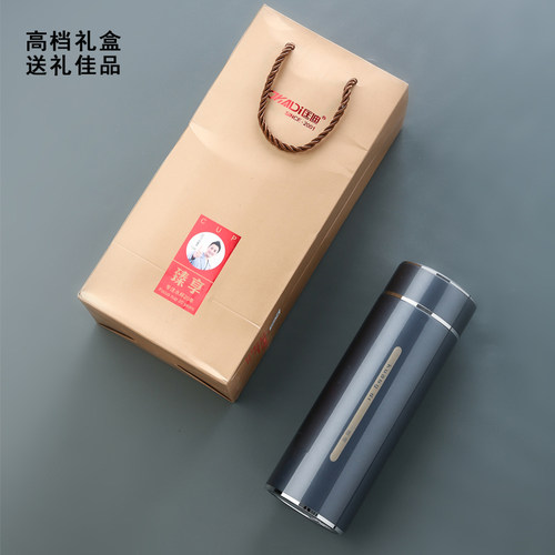 匡迪高档商务保温杯大容量男士女316钢车载泡茶带滤网水杯子刻字 - 图2