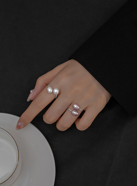 【淡水珍珠】S925银戒指