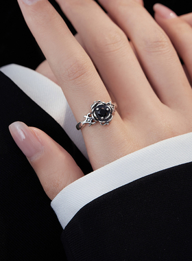 【S925银】玫瑰花戒指