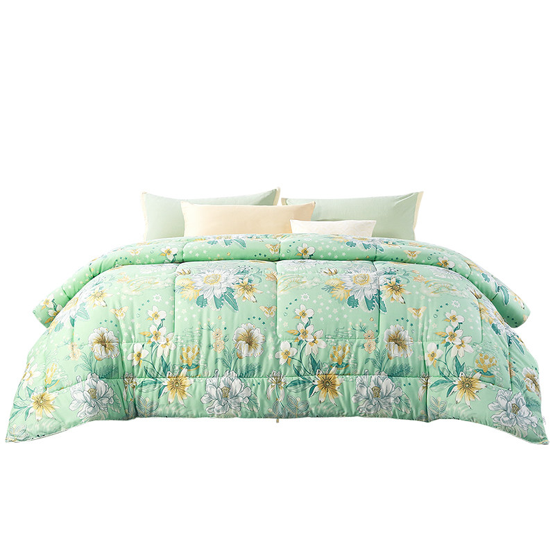 富安娜纯棉全棉可机洗夏季夏凉被 富安娜化纤被